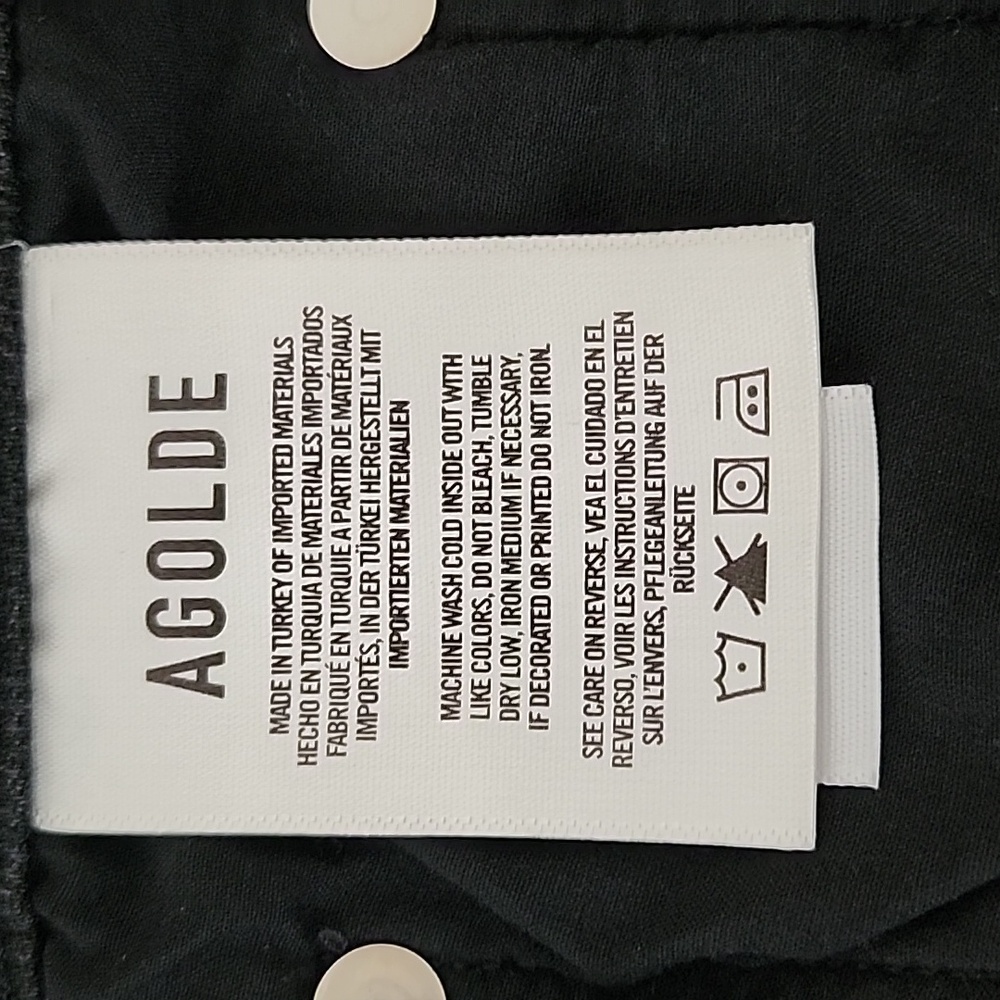 Agolde Riley Jeans High Rise Straight Crop Leg - Picture 9 of 16